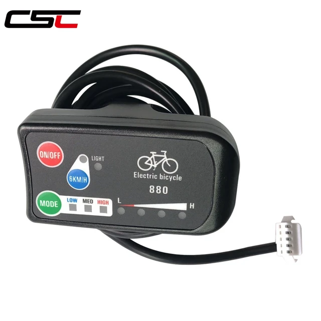 EBike Parts 36V 48V KT LED 880 Electric bike Accessories Control Panel