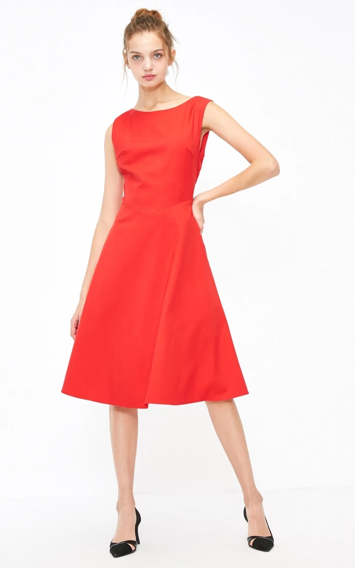 Vero Moda платье женское приталенные вечерние платья трапециевидной формы в минималистическом стиле | 31837A519
