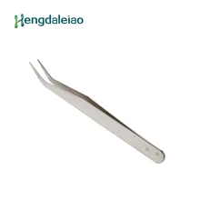 HDQT-002 10 шт./лот пчеловодческий Пчелка Изогнутый пинцет из нержавеющей стали Apicultura оборудование и инструменты для beekeepers