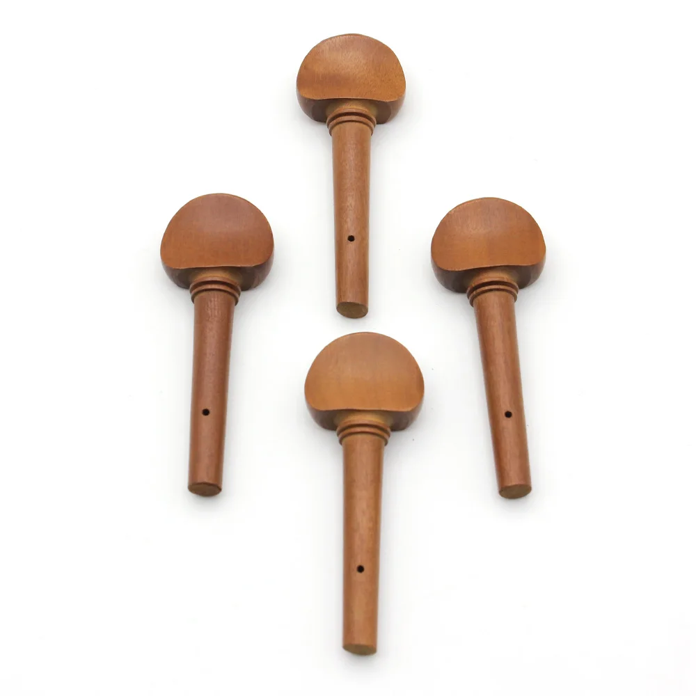 

4pcs/set 4/4 Size Violin Fiddle Tuning Peg Set Jujube Wood Wooden Replacement Violin Parts & Accessories