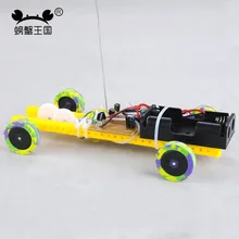 PW L006 DIY Mini RC Car Technology Invention Funny Puzzle Education Car Toy