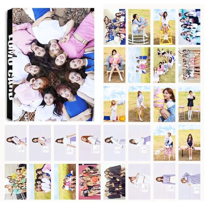 Новинка 30 шт./компл. KPOP два раза 02 TT MOMO фото карты ПВХ самодельные LOMO