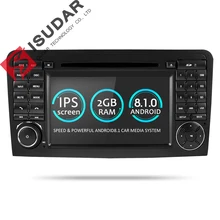 Isudar Two Din Car Multimedia player GPS Android 8.1 DVD Player For Mercedes/Benz/ML/GL CLASS W164 ML350 ML500 GL320 Radio FM