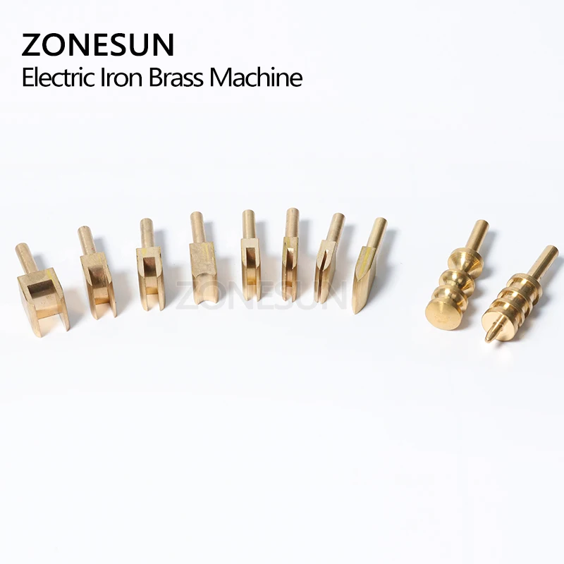 ZONESUN 10 шт. одна линия 1 8 мм кожаный край для уплотнения DIY инструмент латунный