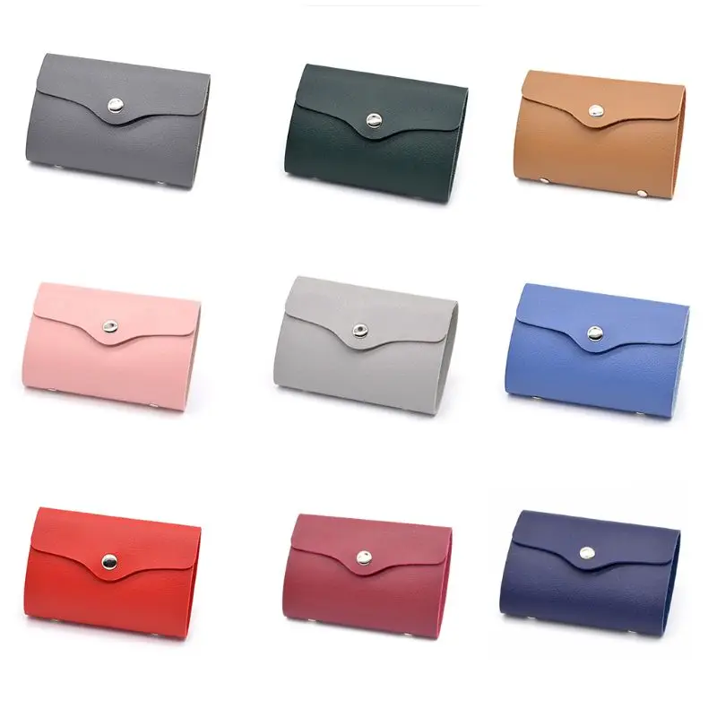 

Fashion Women Men PU Leather Organizer Id Wallet Money Credit Card Holder Purse Wallet