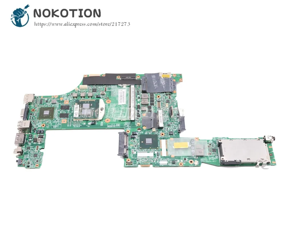 NOKOTION для lenovo Thinkpad T510 Материнская плата ноутбука NVS 3100M 63Y1878 48.4cu06. 031 48.4CU02.051 основная плата процессор