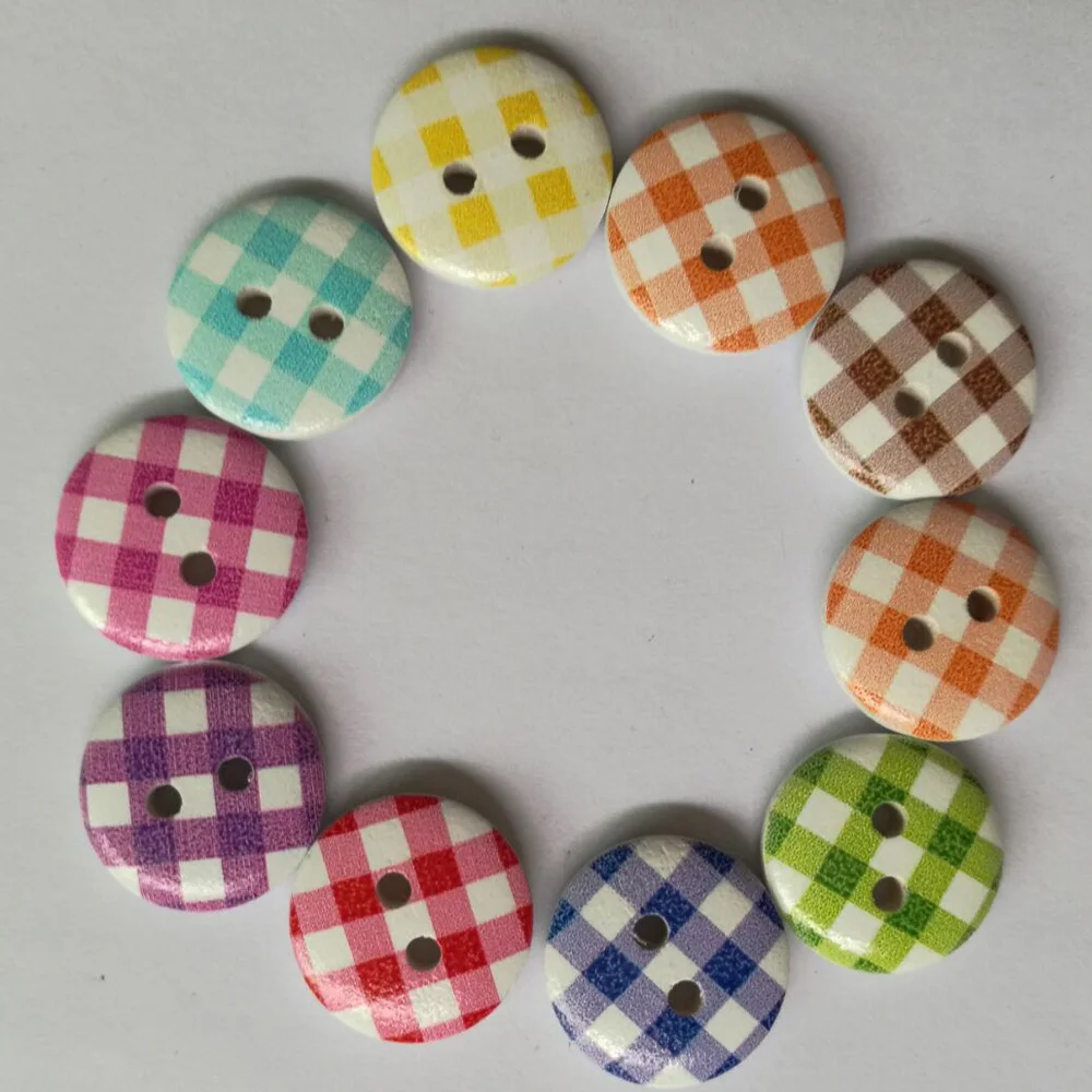 50 шт. круглые пуговицы для одежды 13 мм 15 мм|2 hole wooden buttons|wooden buttonssewing buttons |