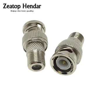 

100Pcs BNC Male Plug to F Type Female Jack TV Adapter CCTV RG6 RG59 Coax RF Connector