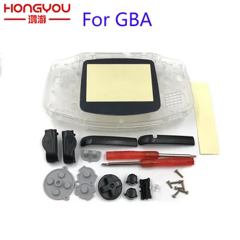 

For GBA Case Replacement Clear Complete Housing Shell Case For GBA Shell Cover For Nintendo Game Boy Advance