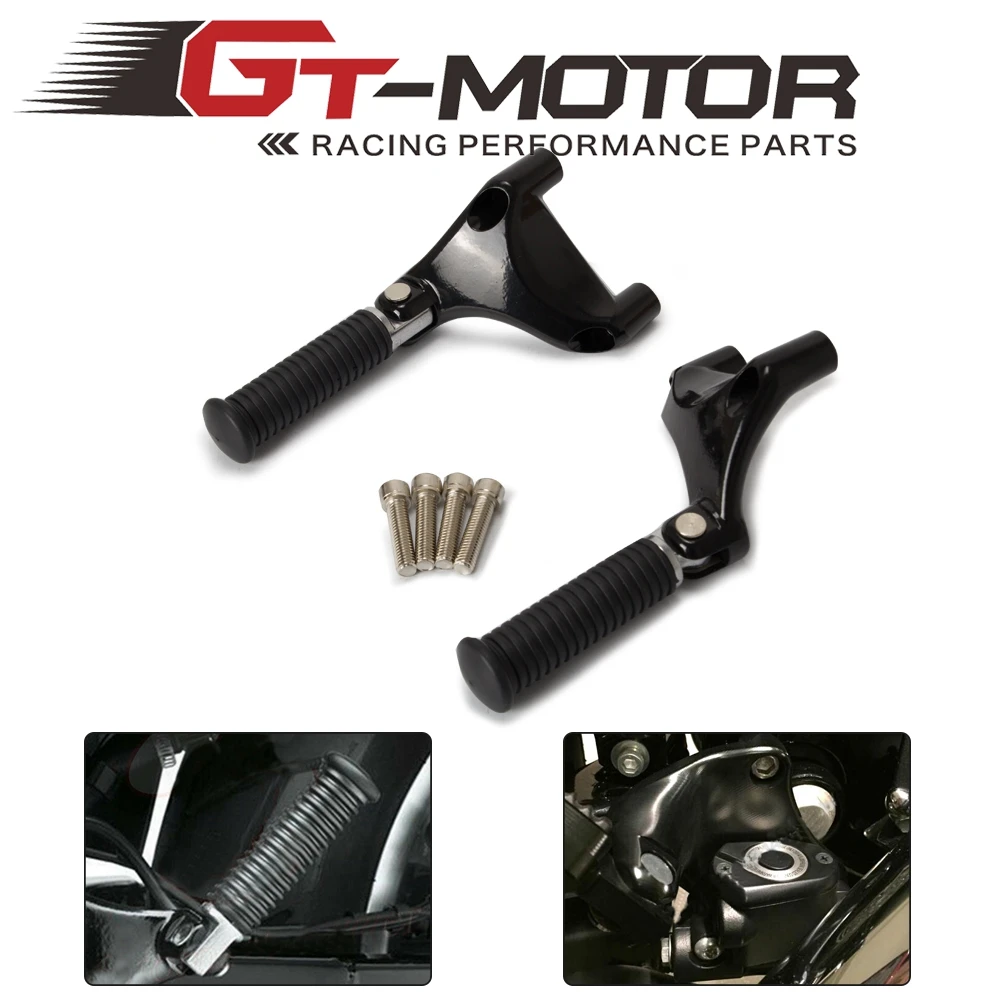 

Passenger Footpeg Rear Foot Rests Pegs Pedal Back Mounting Kit Assembly For Harley Sportster XL 883 1200 883C 883L 2004-2017