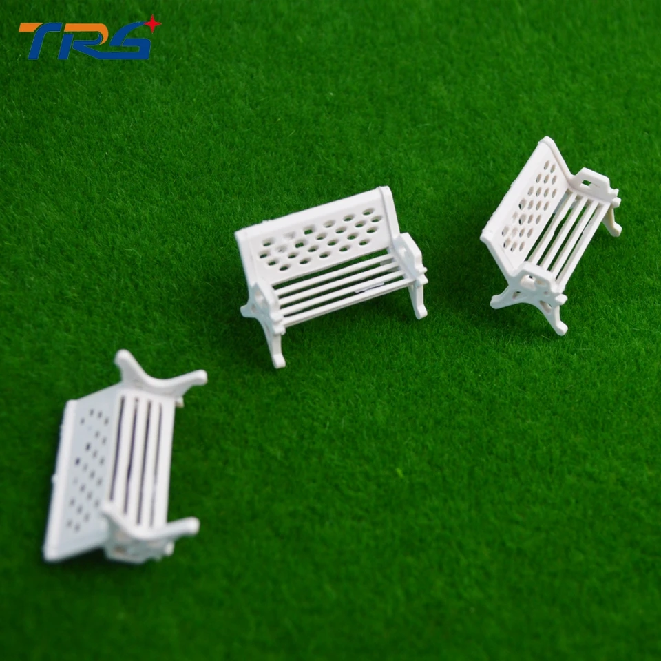 Teraysun Architectural Model Making Ho N Scale Model Bench Chair 50pcs Miniature White Plastic Model Garden Bench Park Bench Plastic Model Scale Modelsmodel Making Aliexpress