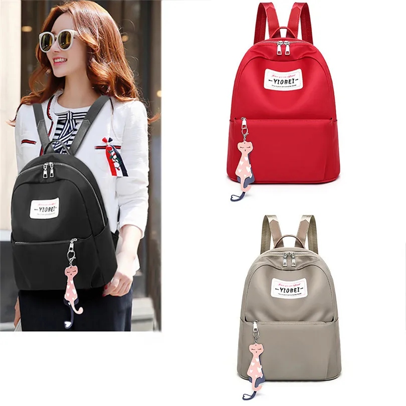 

AOTIAN Women Simple Backpack Japan Korean Style Wild Student Schoolbag Waterproof Oxford Large Capacity Travel Back Bag A30