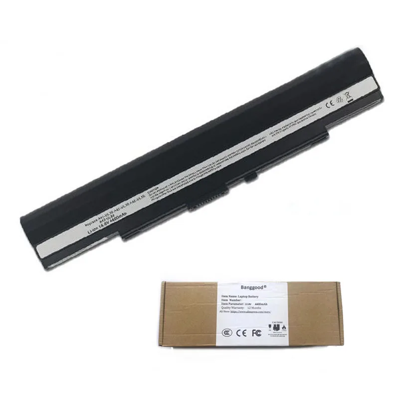 

4400mAh A41-UL50 A41-UL80 A42-UL30 A42-UL50 A42-UL80 Laptop Battery for ASUS UL30 UL30A U30JC UL50 UL80 U30 U35 U45 UL30A UL80A