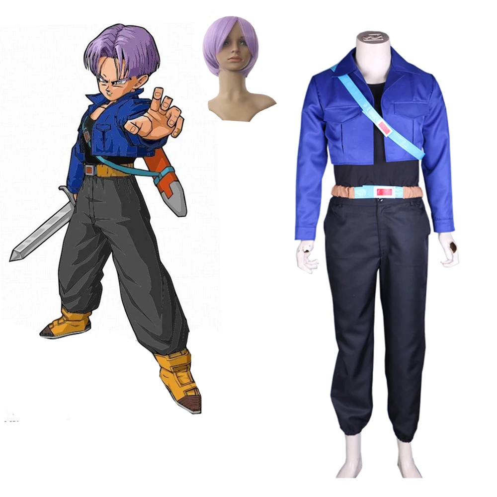 

Free Shipping Dragonball Z Trunks (future) Suit Anime Cosplay Costume/Cosplay Wig