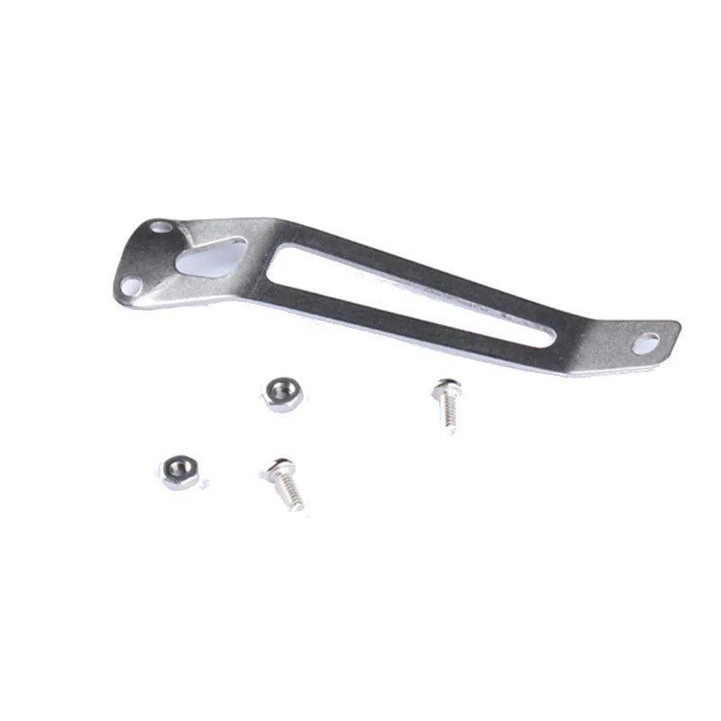 Stainless Steel Torches Flashlight Holding Clamp Belt Pockets Clip For