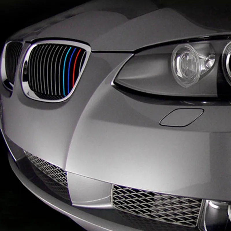 Подходит для BMW M3 M5 E46 наклейка на решетку почек 25x 5/20x0 5 см 3 шт. вида цветов красный