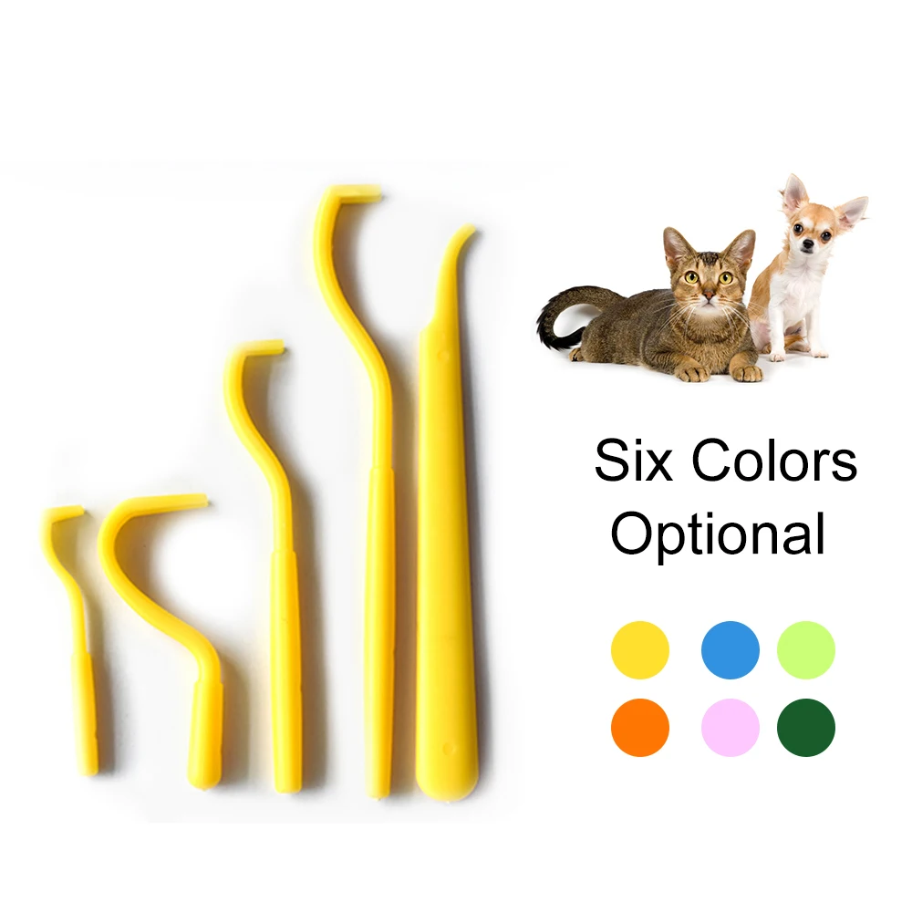 

5Pcs Pet Cat Dog Tick Remover Tool Pet Flea Lice Clip Remover Pet Cleaning Product