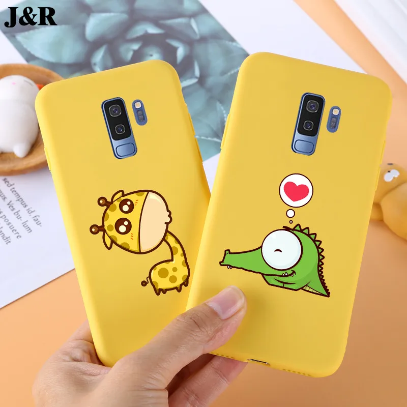 

Phone Case For Samsung S9 Case Shell Cover For Samsung Galaxy S8 Plus Coque For Samsung S8 S9 Back Cover Cases Yellow