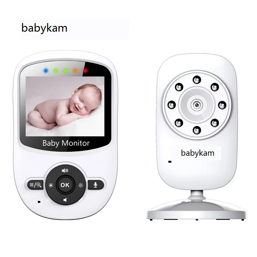 

Baby Alarm kit bebe 2.4 inch TFT LCD IR Night Vision Intercom 4 Lullabies Temperature Monitor 2X Zoom