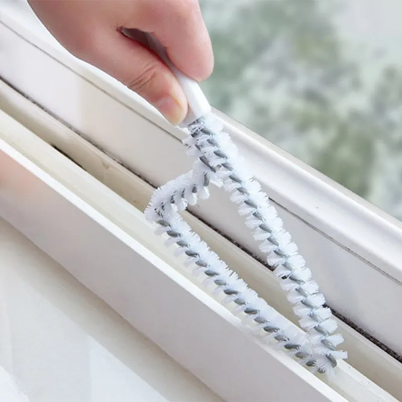 

Bathroom Kitchen Wash Station Window Flume Crevice Cleaning Brush Practical Clean Tools