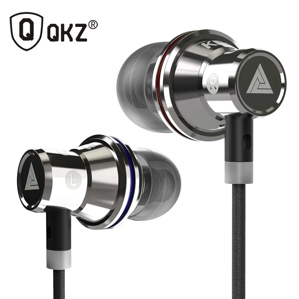 Наушники QKZ KD3 микрофон качество звука fone de ouvido Enthusiast bass вкладыши медная штамповка