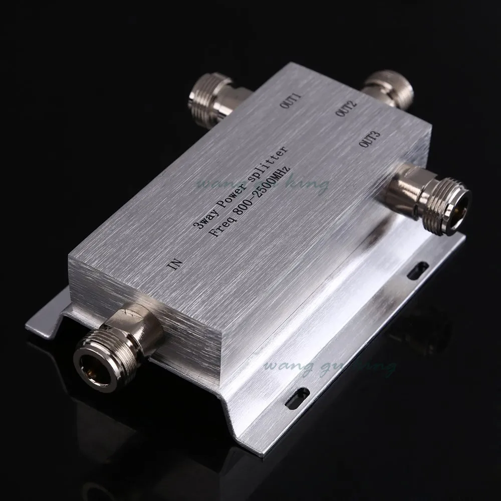 

Power Divide 800~2500MHz N 3-way RF Power Splitter For GSM CDMA DCS 3g Signal Booster