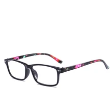 JN IMPRESSION Модные Ретро Пластиковые отражатели очки для чтения женский светильник бренд ультра длинный Цветок T18148