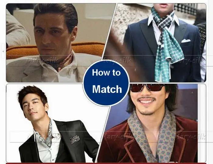 Модный бренд мужской длинный шелковый шарф Cravat Scarives черный двойной слой_ для весны, осени и зимы