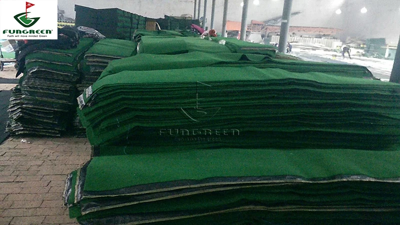 FUNGREEN 50x300 см мини-гольф зеленый Крытый открытый задний двор переносной Гольф Практика установка тренера коврик для гольфа