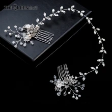 TOPQUEEN HP26 свадебный гребень для волос тиара свадебные гребни свадебные головные уборы Свадебные головные уборы, Свадебные прически Аксессуары