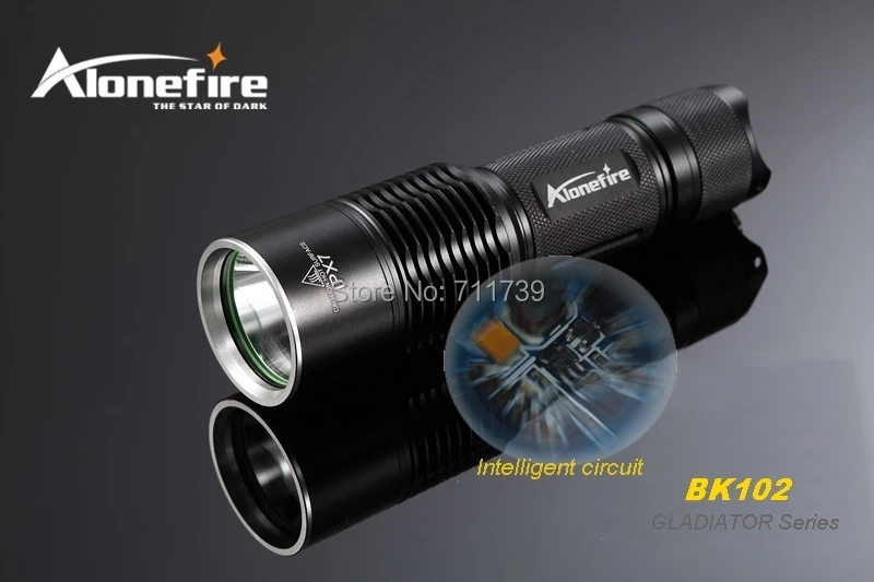 AloneFire GLADIATOR серии BK102 CREE XM-L2 светодиодный 5 Режим длинный диапазон светодиодный фонарик для 1x18650/1x26650/3 хааа батарейки