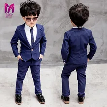2018 miaoyi New Children Suit Boys Suits Kids Blazer Boys Formal Suit For Wedding Boys Clothes Jackets Blazer+Pants 2pcs 3-8Y