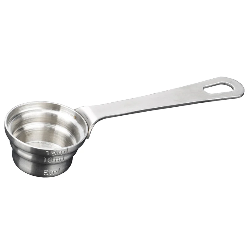 Multiple Size 304 Stainless Steel Cocktail Drink Mixer Measuring Cup Jigger Measurer with Handle