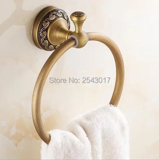 Antique Retro Classic Towel Ring Wall Mounted Towel Holder Bathroom