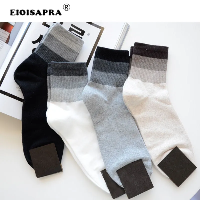 [EIOISAPRA] Harajuku Для мужчин хлопковые носки забавные носки до лодыжки для Для мужчин s Повседневное дышащие антибактериальные зимние мужские