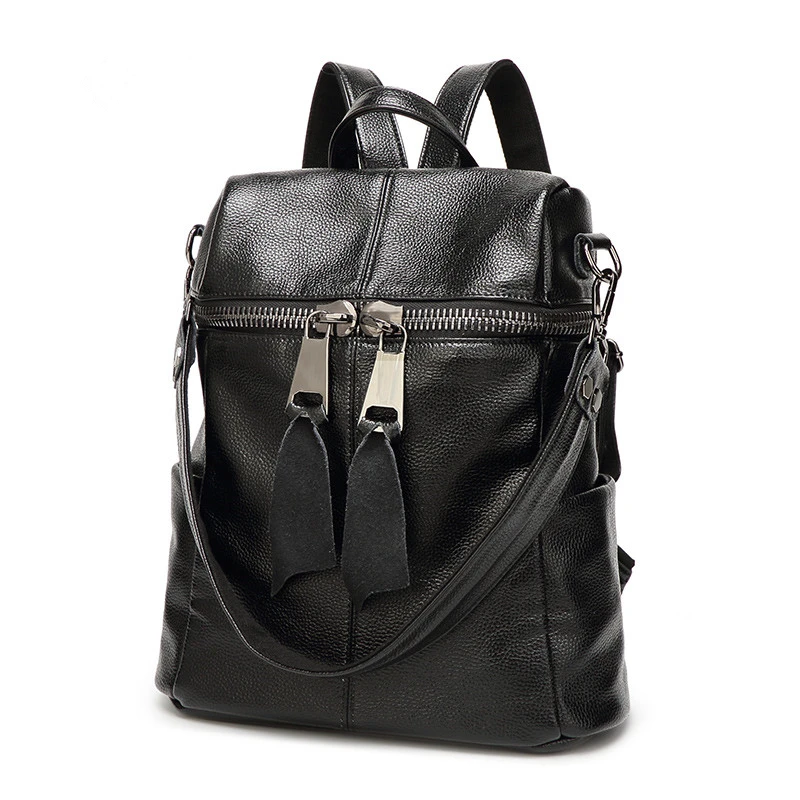 

2016 Women Bag Leather Backpack for lady Large Capacity Brand Designer Shoulder Bags Men Vintage Travel Backpacks Rucksack A0074