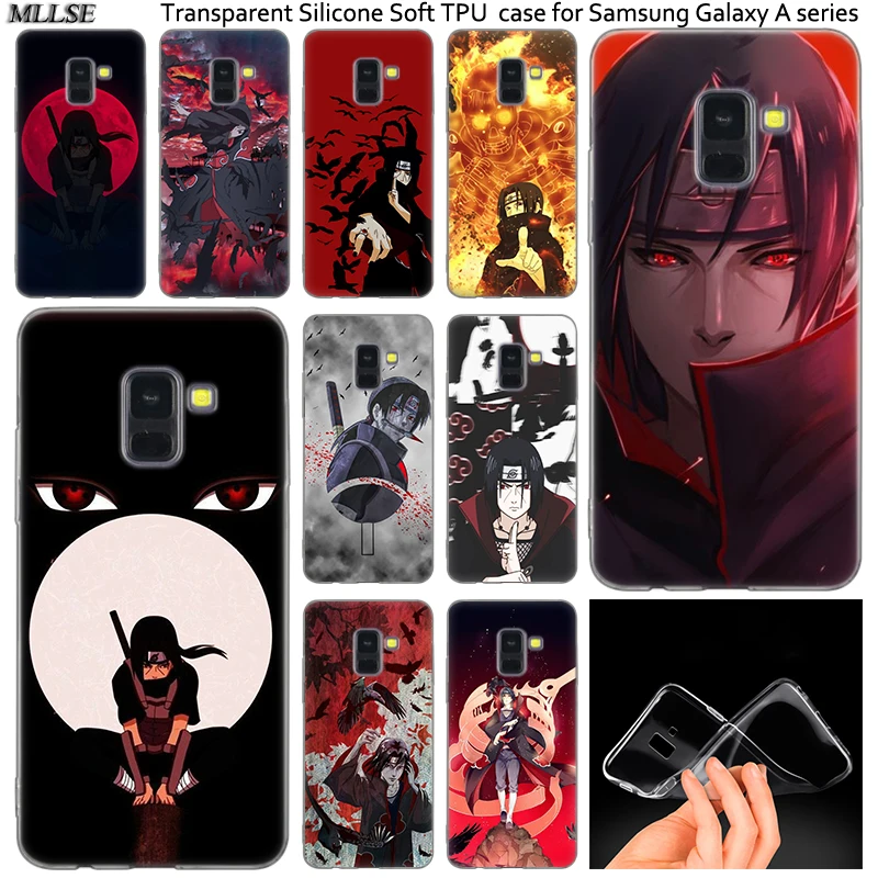 

Anime Naruto Itachi Uchiha Silicone Case For Samsung Galaxy A50 A30 A10 A40 A6 A8 Plus A20 E A5 A7 2018 2017 2016 Note 9 8