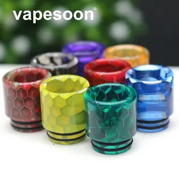 

bright color Cobra 810 Resin Drip Tip Wide Bore Mouthpiece For TFV8 BIG BABY X BABY X-priv Mag kit TFV12 prince Atomizer
