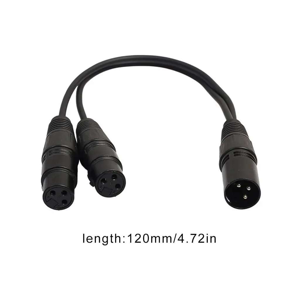 2 шт. XLR Сделано в Китае 3 контактный разъем Dual Мужской Y сплиттер микрофоном