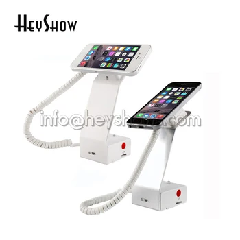 

10x High Security Phone Display Stand iphone Anti-theft Holder Andriod Phone Burglar Alarm System For Electronics Retail Store