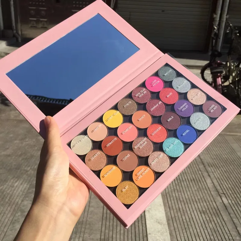 

New 28 Color Single Matte Eyeshadow Pallete Women Eye Shadow Maquillaje Shimmer Empty Pro Palette Eye Shadow Pallette