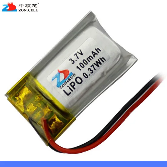  In 3.7V 401220 100mAh lithium polymer battery 451220 Bluetooth headset keyboard mouse Rechargeable 