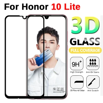 

3D Protective Glass On Honor 10 Lite Light Screen Protector For Huawei Honor 10 Light 10Ligt lite Tempered Glass Full Cover Film