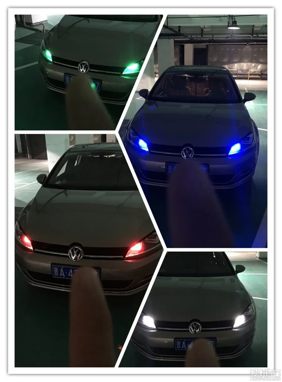 2PCS High Power LED Daytime Running Light/DRL Replacement Bulb for VW