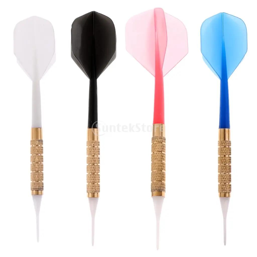 

14 Grams Plastic Metal Barrels Safety Soft Tip Dart for Electronic Dartboard Soft Dartboard White Red Black Blue