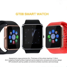 2017 Fuster New GT08 Bluetooth Smart Watch for Apple and Android Phone with SIM Card Slot Smartwatch Pedometer Smart Electronics