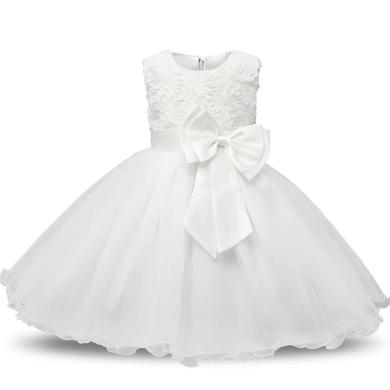 

Teenage Girls Party White Dresses Brand Baby Girl Clothes Toddler Girl Birthday Outfit Kids Christmas Children Graduation Gowns
