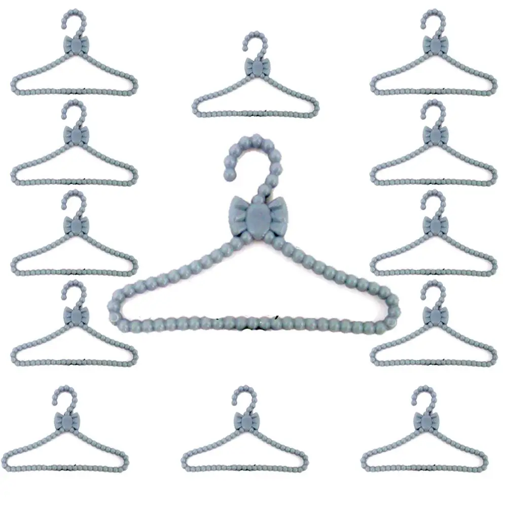20 Pcs Lot Mini Gray Hangers Cute Dress Shirt Coat Pants Clothes Holder Plastic Accessories For Barbie Doll Dollhouse Gifts Toys 20 Pcs Lot Mini Gray Hangers Cute Dress Shirt Coat Pants Clothes Holder Plastic Accessories For Barbie Doll Dollhouse Gifts Toys