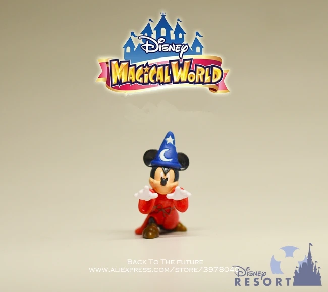 Disney Mickey Mouse magic 3 2 см мини кукла фигурка осанка аниме украшение коллекция игрушка