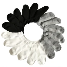 10 пар, летние женские носки, короткие, классические, белые, серые, черные, женские носки, унисекс, сетчатые, дышащие, женские короткие носки, художественные, женские